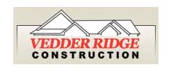 a sign that says vedder ridge construction