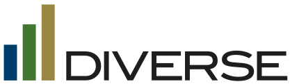 the logo for diverse